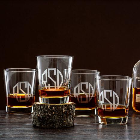 Personalized Flared DOF Highball Glasses, Set of 4  Home & Garden > Kitchen & Dining > Tableware > Drinkware > Highball Glasses