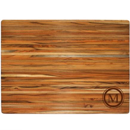 Personalized Simple Carve Teak Board  Home & Garden > Kitchen & Dining > Kitchen Tools & Utensils > Cutting Boards